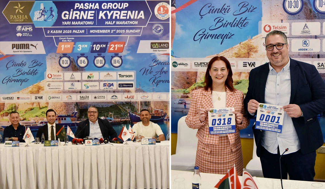 Pasha Group Girne Yarı Maratonu 2025 İçin Geri Sayım Başladı!