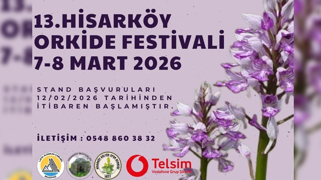 13.⁠ ⁠Hisarköy Orkide Festivali için geri sayım başladı