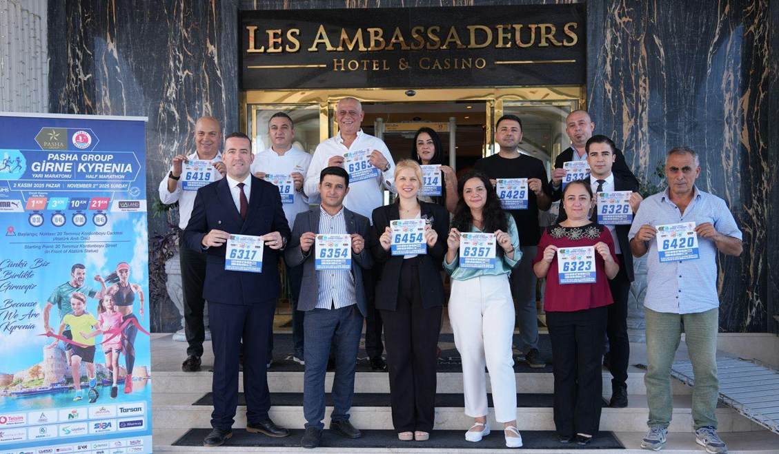 Les Ambassadeurs Hotel & Casino’dan Girne Yarı Maratonu’na Güçlü Destek