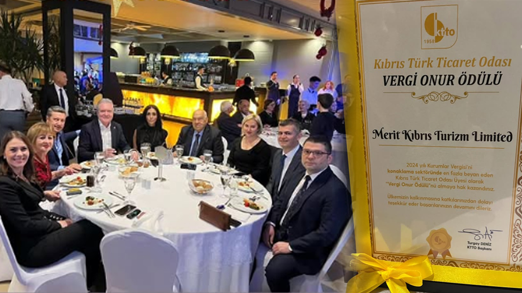 Merit Kıbrıs Turizm’e “Vergi Onur Ödülü”